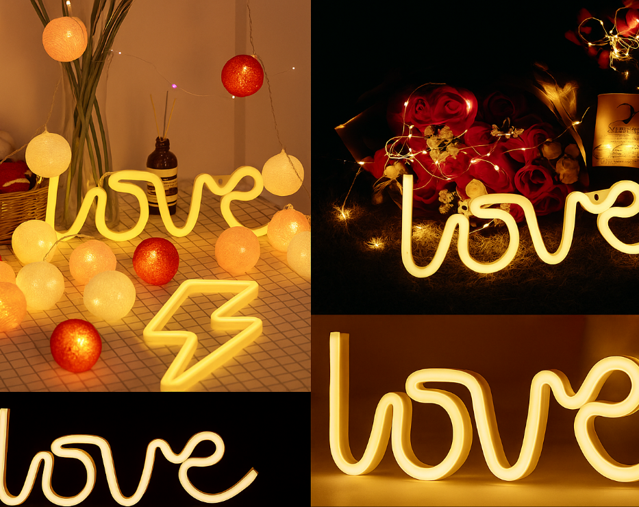 "Love" Neon Sign Light