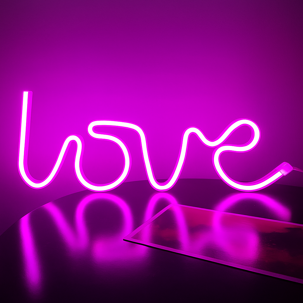 "Love" Neon Sign Light