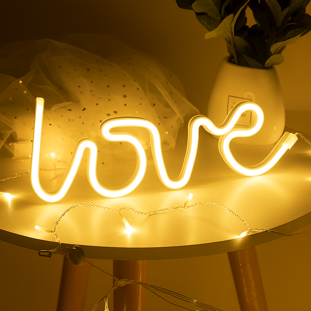 "Love" Neon Sign Light