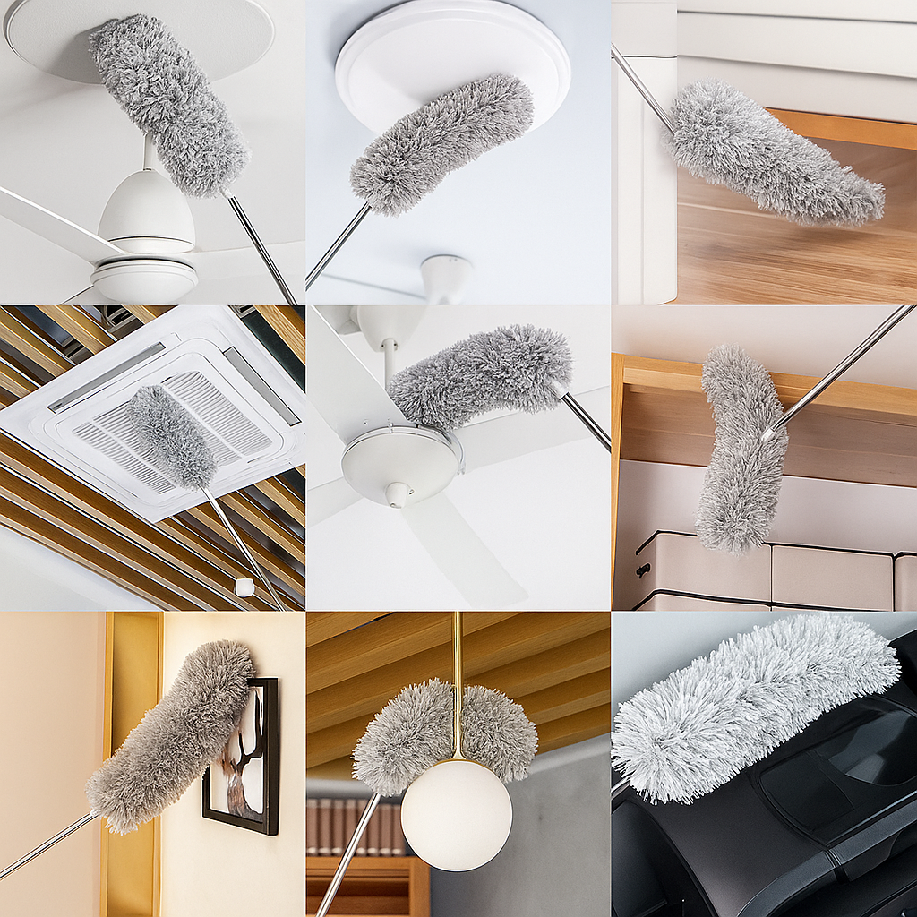 Extendable Microfiber Duster Stick