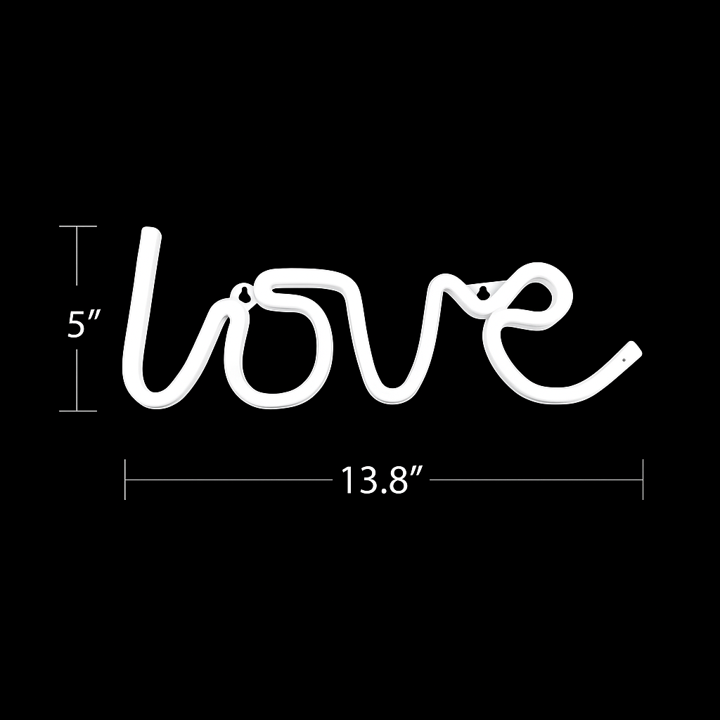 "Love" Neon Sign Light