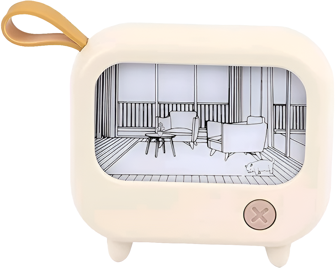 Aesthetic Golden Hour Scene Lamp