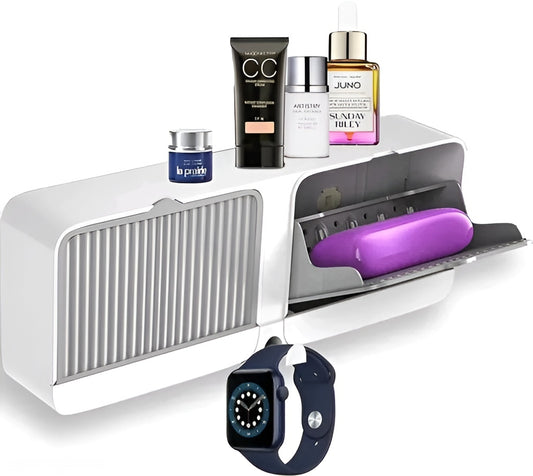 Wall-Mounted Bathroom Storage Organizer